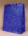 Ворсистый синий подарочный пакет ( размеры : small, medium, large, jumbo, bottle )