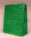 Ворсистый зеленый подарочный пакет ( размеры : small, medium, large, jumbo, bottle )